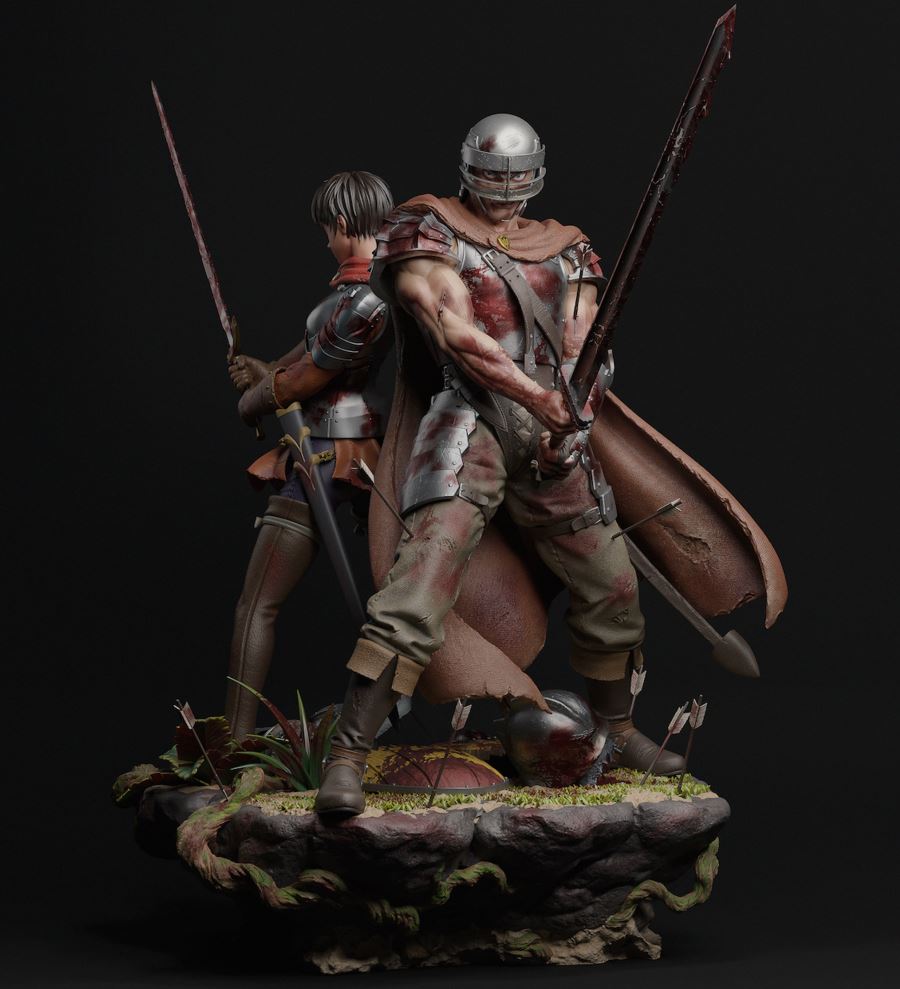 Guts & Casca - Berserk