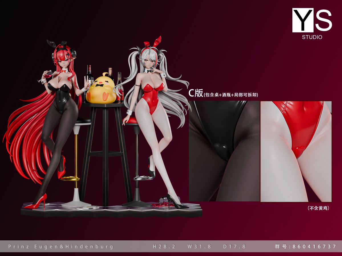 Sommelier Bunny Hindenburg & Prinz Eugen - Azur Lane