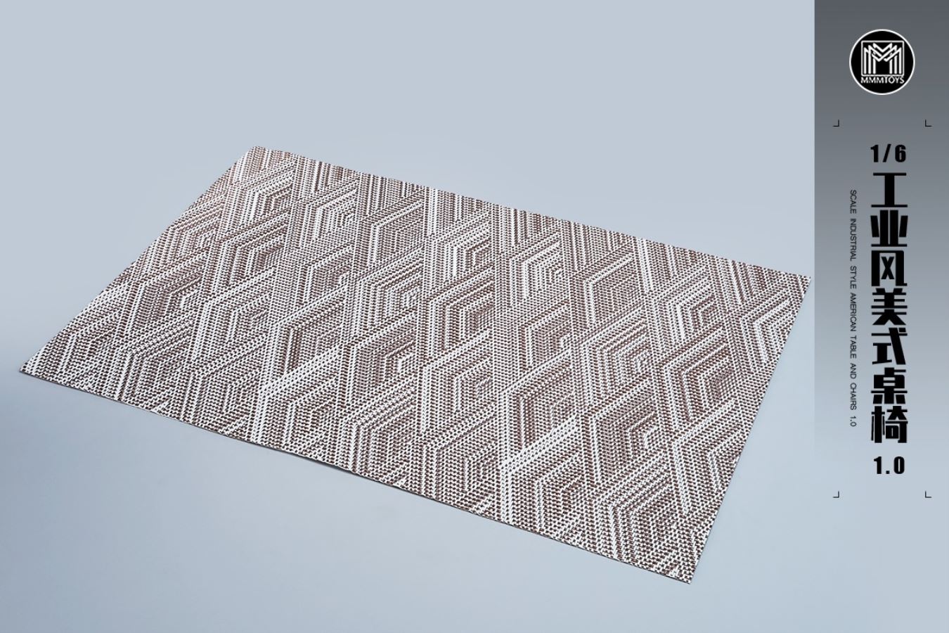 Industrial Style American Table and Chairs 1.0 1/6