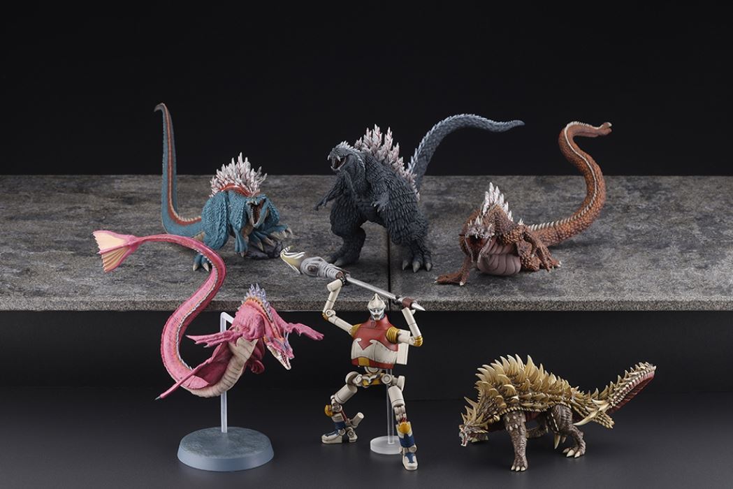 Godzilla Movie Series Doll Set