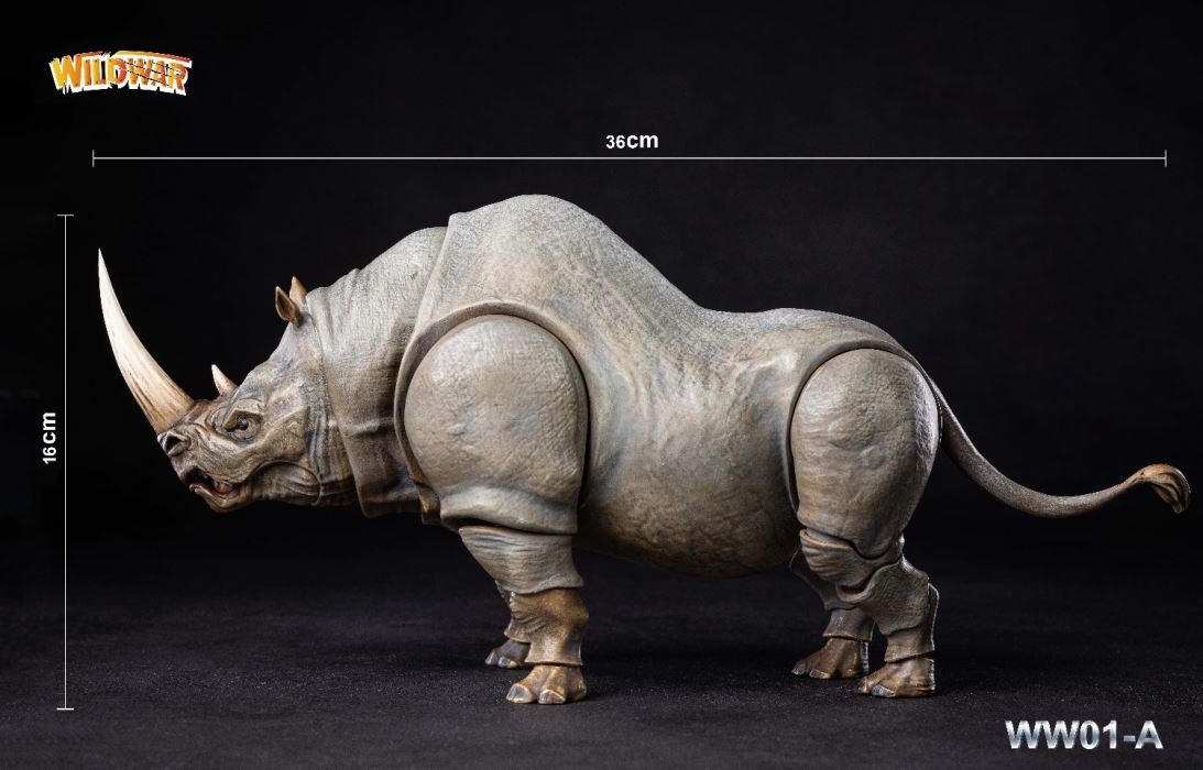 Giant horned rhinoceros
