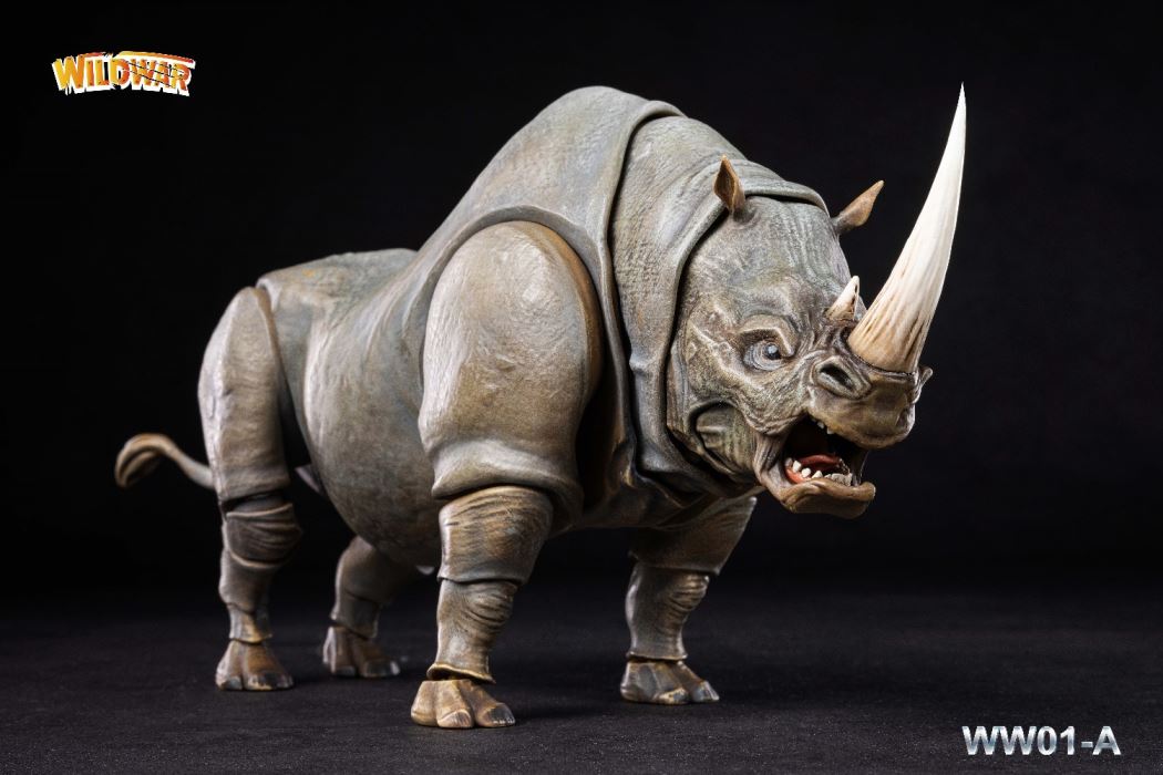 Giant horned rhinoceros