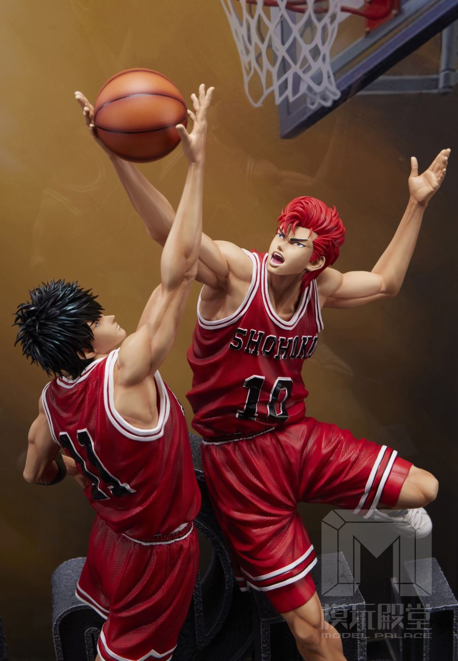 Sakuragi Hanamichi & Rukawa Kaede Jump Ball - Slam Dunk