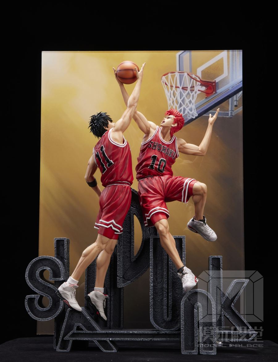 Sakuragi Hanamichi & Rukawa Kaede Jump Ball - Slam Dunk