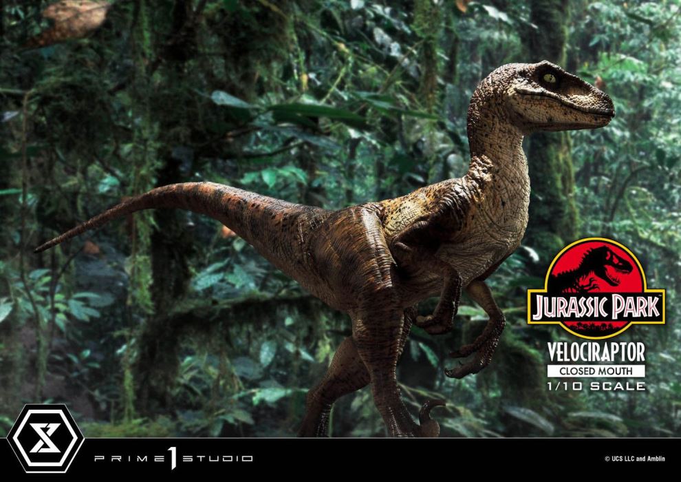 Jurassic Park (Film) Velociraptor Closed Mouth