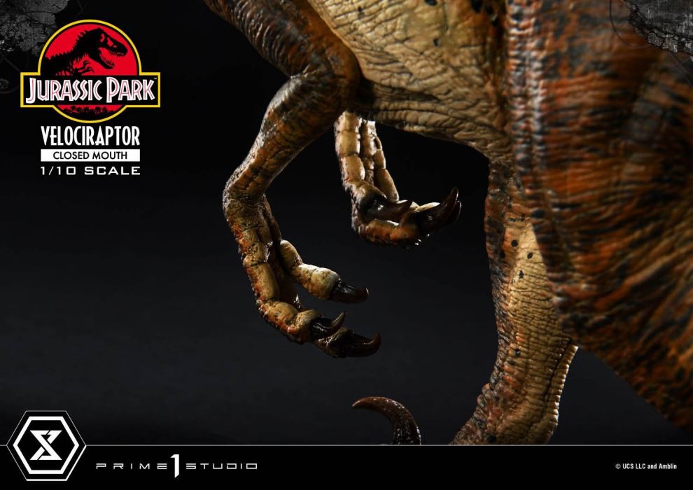 Jurassic Park (Film) Velociraptor Closed Mouth