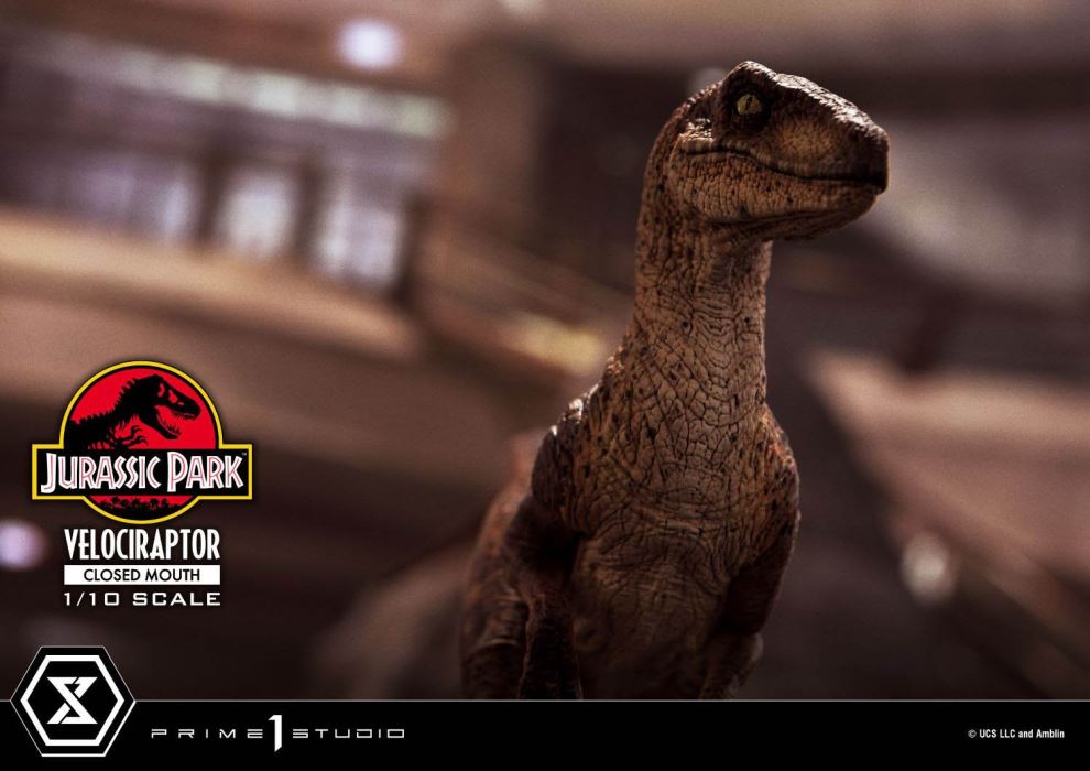 Jurassic Park (Film) Velociraptor Closed Mouth