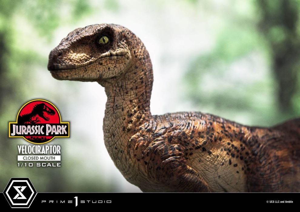Jurassic Park (Film) Velociraptor Closed Mouth