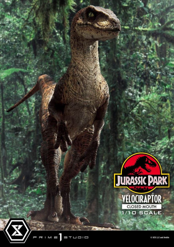 Jurassic Park (Film) Velociraptor Closed Mouth