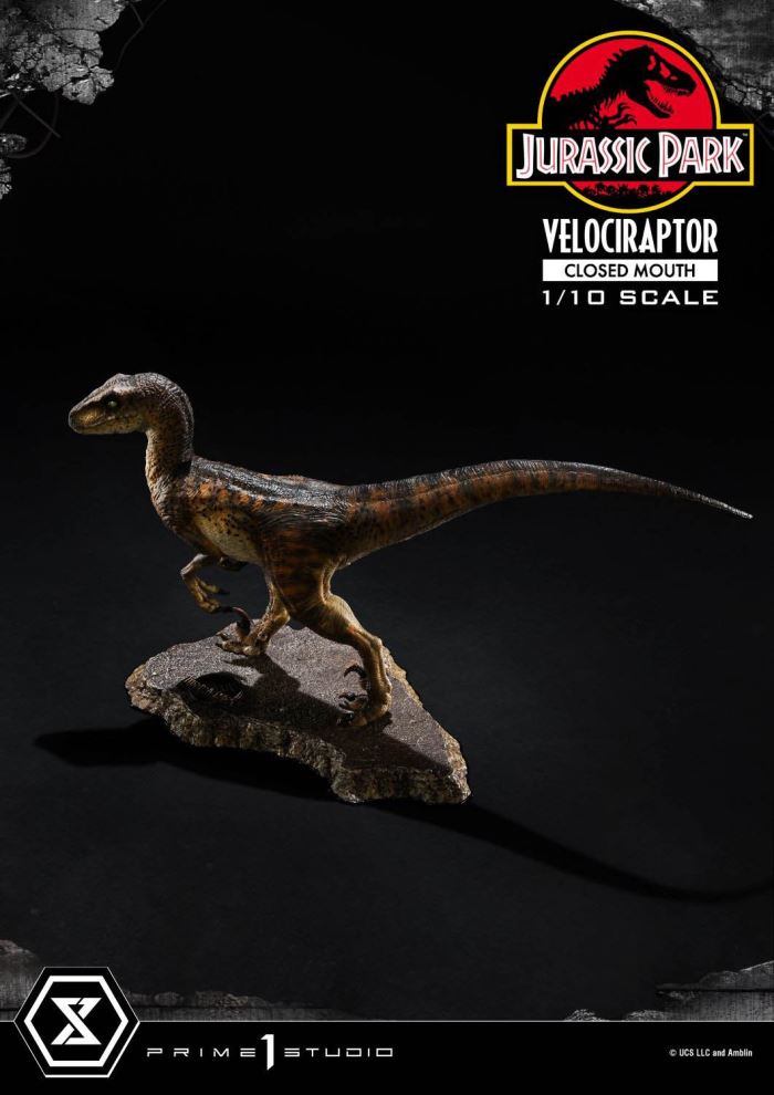 Jurassic Park (Film) Velociraptor Closed Mouth