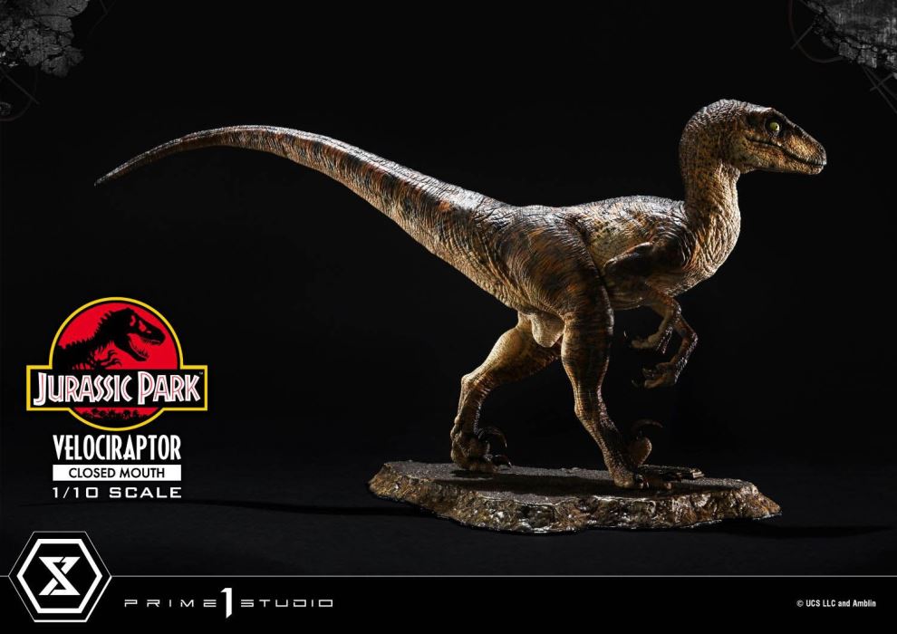 Jurassic Park (Film) Velociraptor Closed Mouth