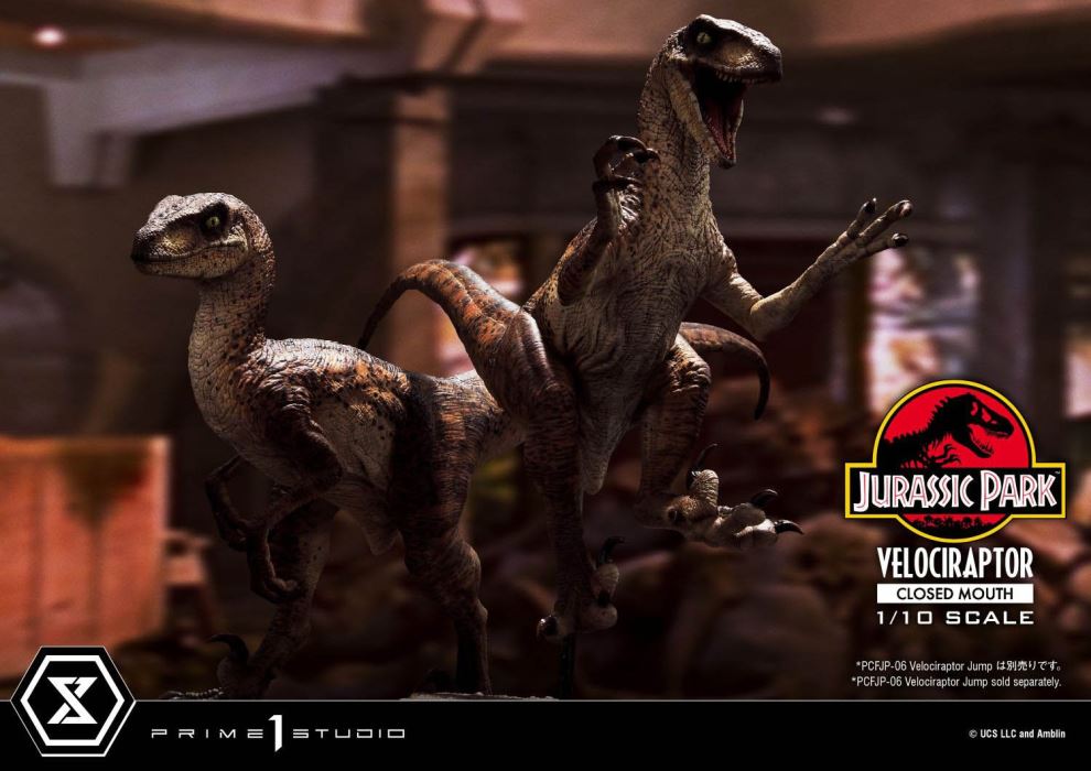 Jurassic Park (Film) Velociraptor Closed Mouth