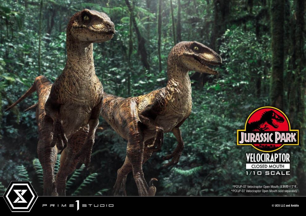 Jurassic Park (Film) Velociraptor Closed Mouth