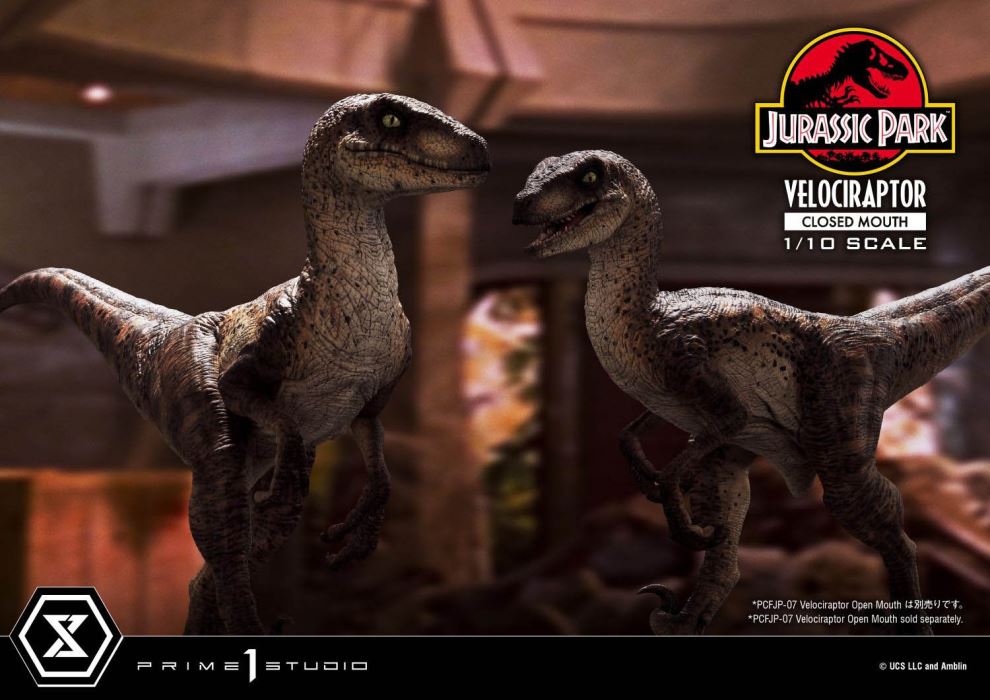 Jurassic Park (Film) Velociraptor Closed Mouth