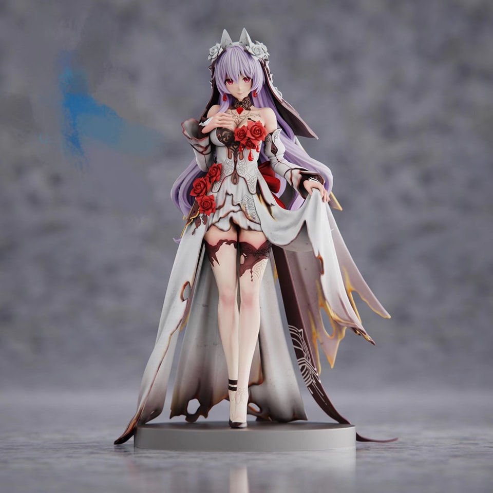 Flower bride under the moonlight 1/6