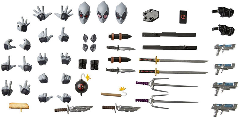 Revoltech Amazing Yamaguchi Deadpool Ver.2.5 X-Force Color Edition