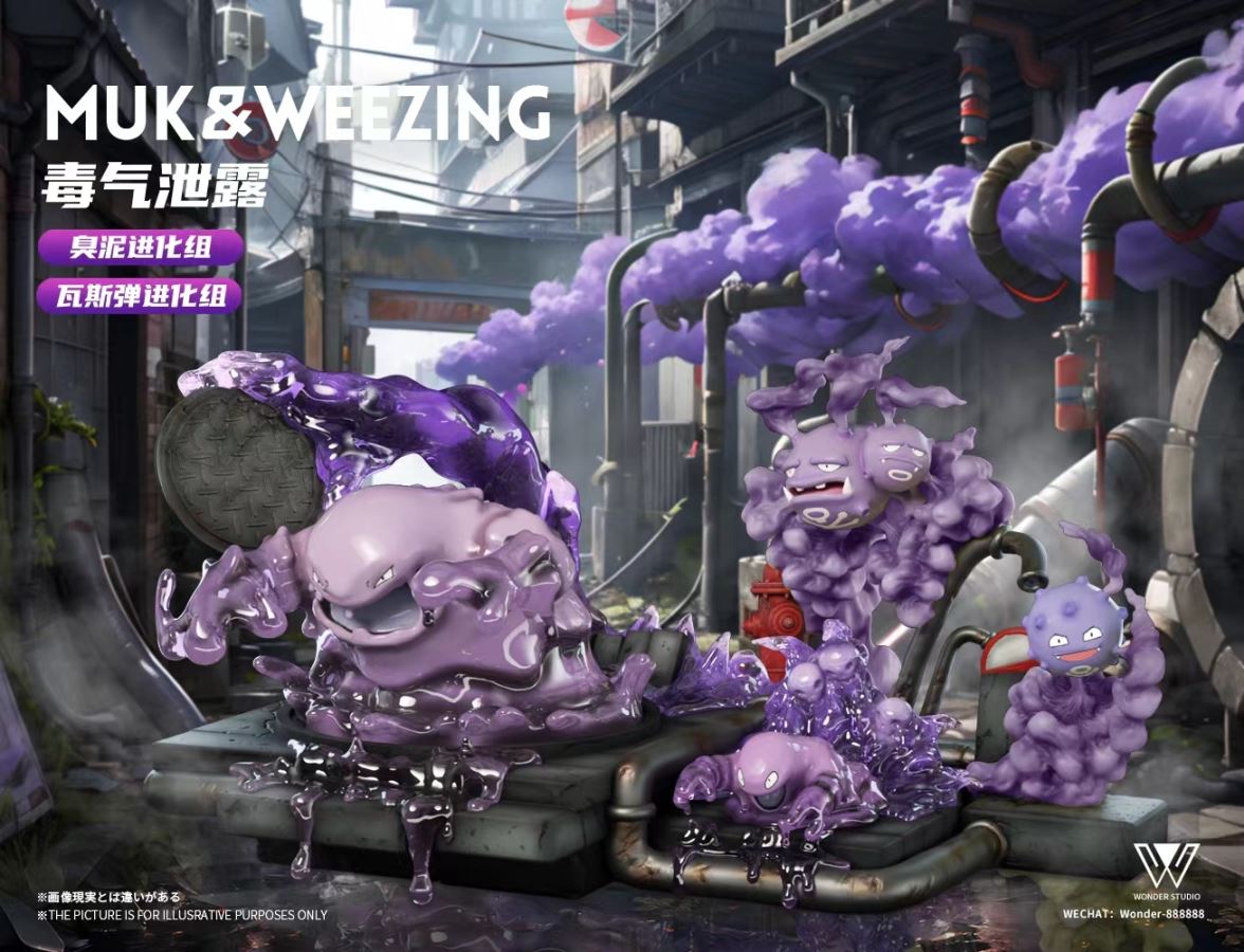 Skill Museum Weezing & Muk Evolution Group - Pokemon