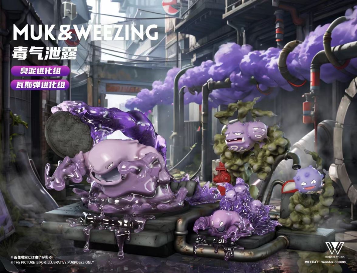 Skill Museum Weezing & Muk Evolution Group - Pokemon