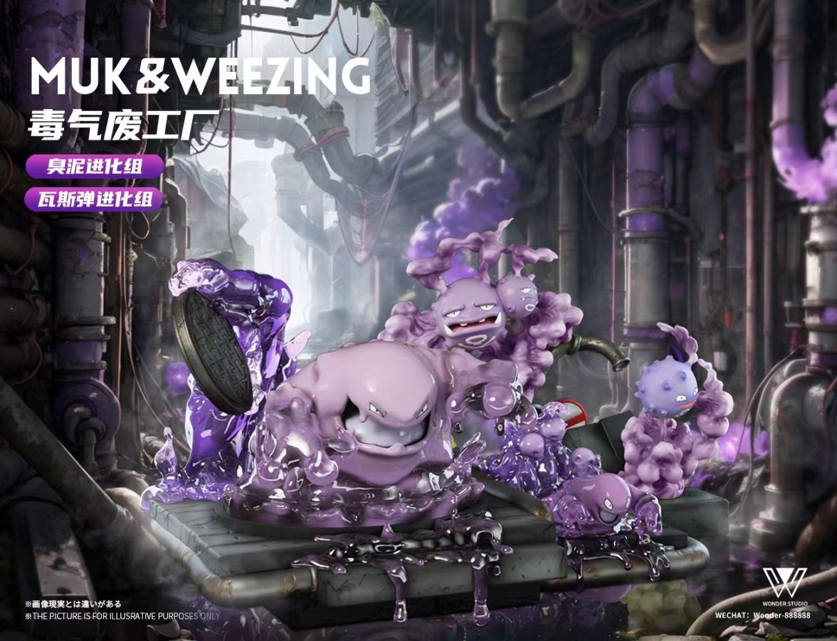 Skill Museum Weezing & Muk Evolution Group - Pokemon