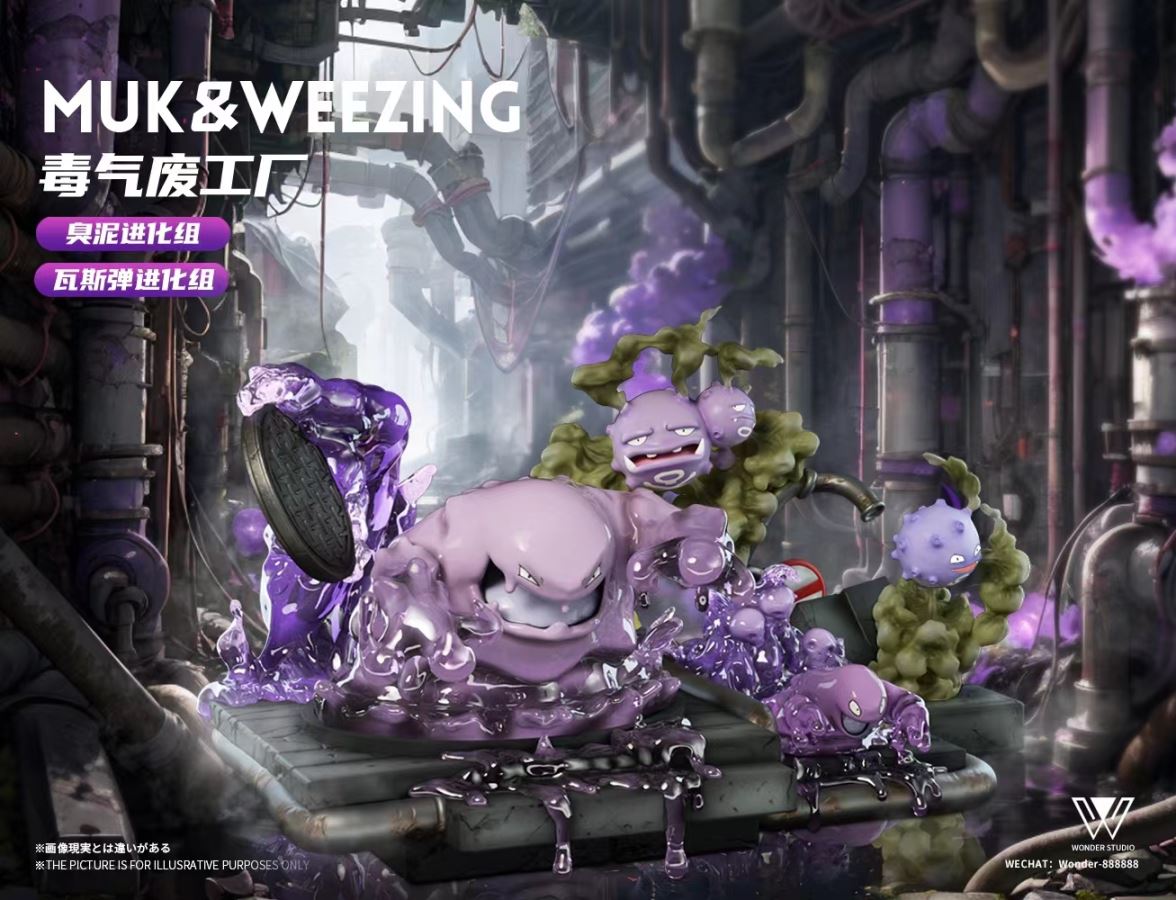 Skill Museum Weezing & Muk Evolution Group - Pokemon