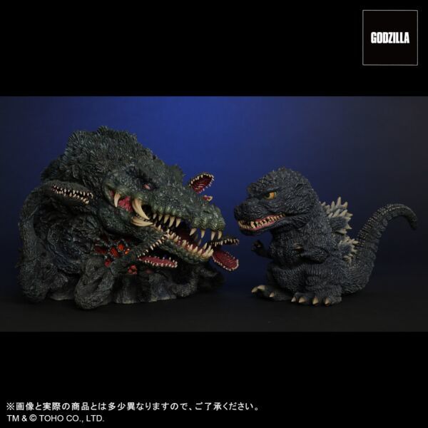 Defo-Real Godzilla (1989) & Biollante Night Color Ver. Set