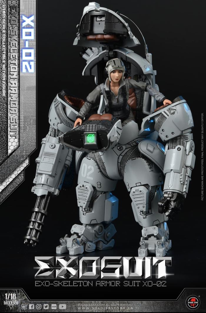 EXO-Skeleton Armor Suit XO-02 1/8