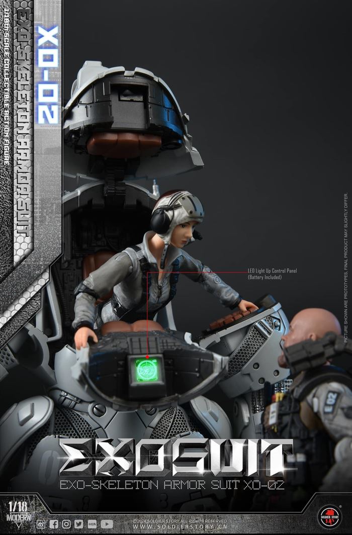 EXO-Skeleton Armor Suit XO-02 1/8