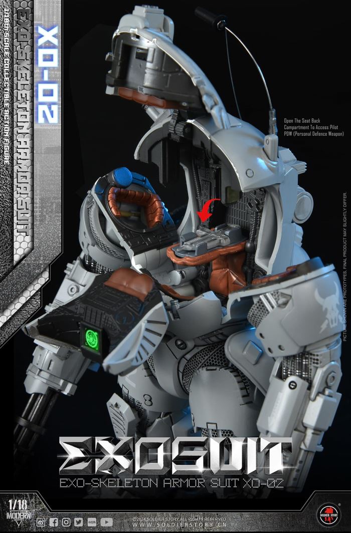 EXO-Skeleton Armor Suit XO-02 1/8