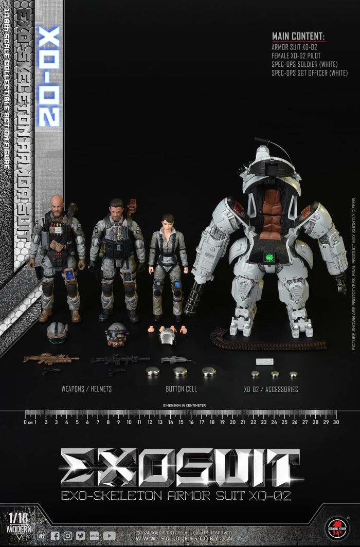 EXO-Skeleton Armor Suit XO-02 1/8