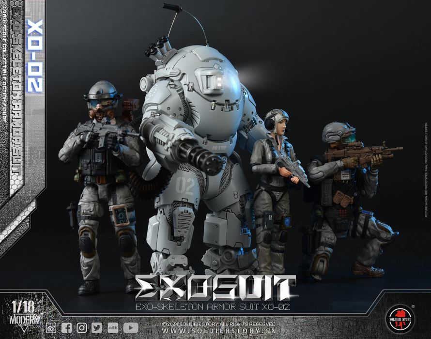 EXO-Skeleton Armor Suit XO-02 1/8