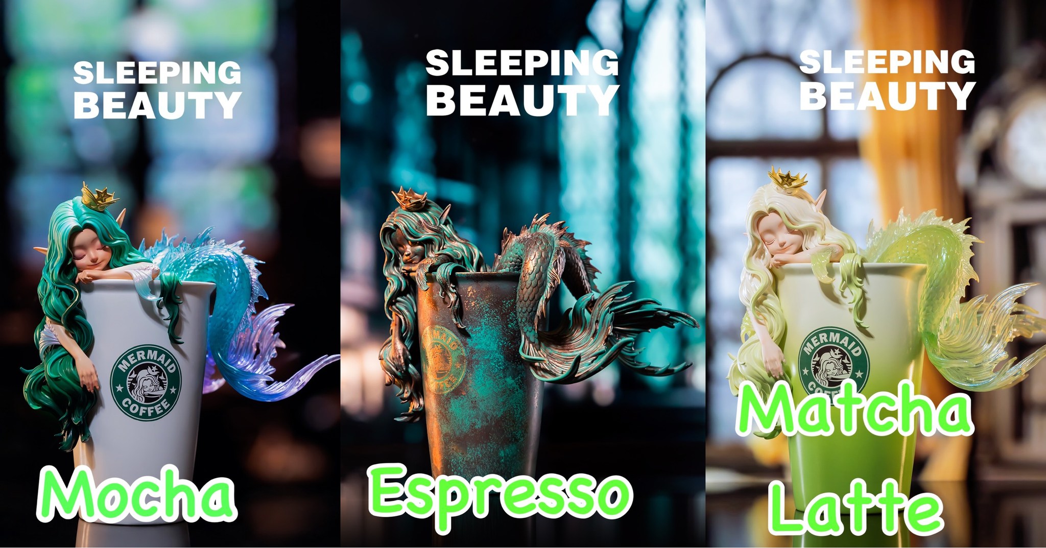 Original Coffee Girl - Colorful Mocha & Espresso & Matcha Latte