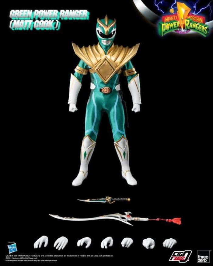 FigZero 1/6 Green Power Ranger (Matt Cook) Chaos Energy Version