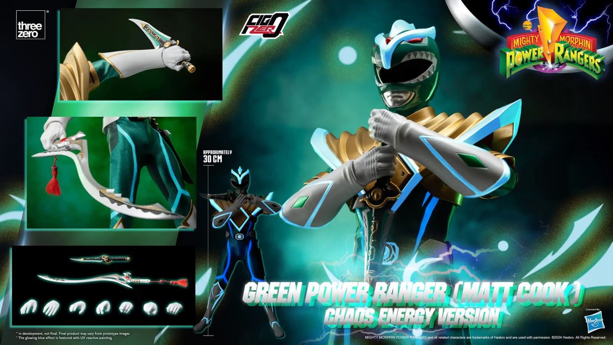 FigZero 1/6 Green Power Ranger (Matt Cook) Chaos Energy Version