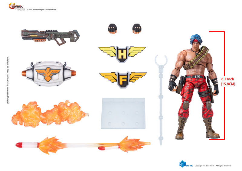 Contra: Operation Galuga 1/12 Exquisite Basic Action Figure Lance Bean