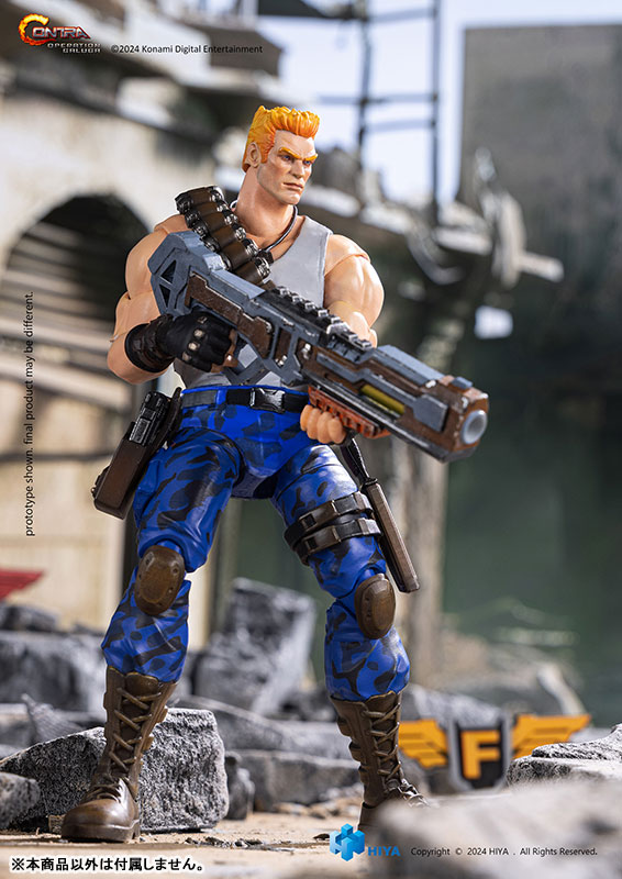 Contra: Operation Galuga 1/12 Exquisite Basic Action Figure Bill Rizer