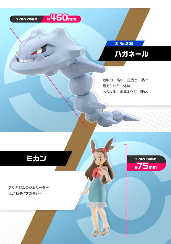 Pokemon Scale World Johto Region Mikan & Haganeel