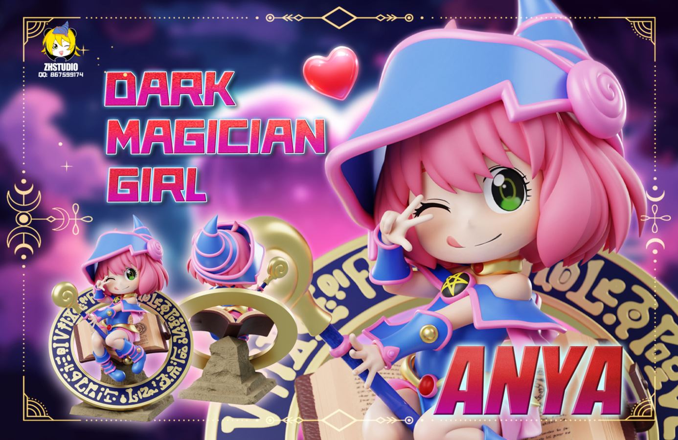Anya cos Dark Magician Girl