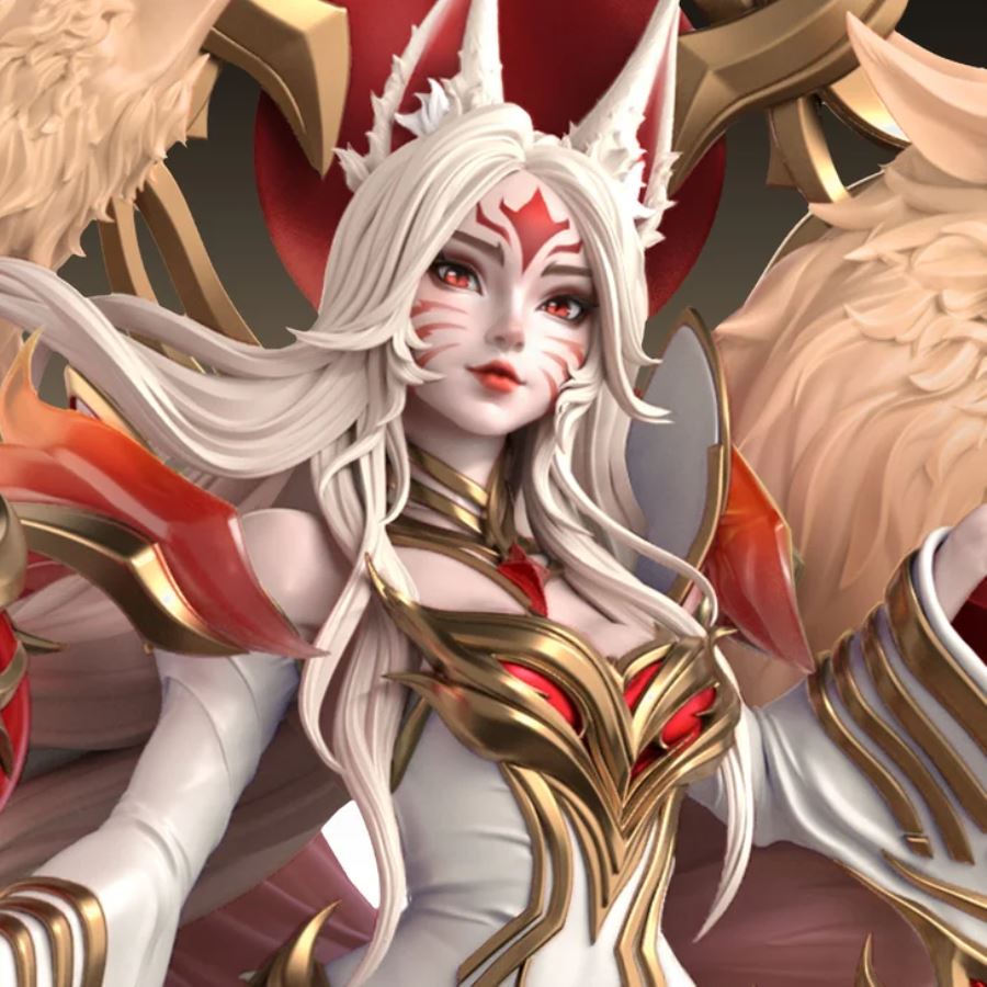 League of Legends Hall of Legends 2024 Immortalized Legend Ahri 1/6