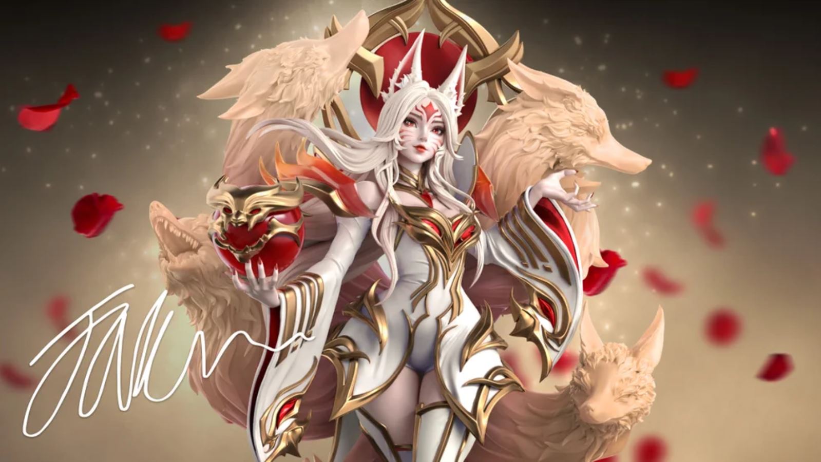 League of Legends Hall of Legends 2024 Immortalized Legend Ahri 1/6