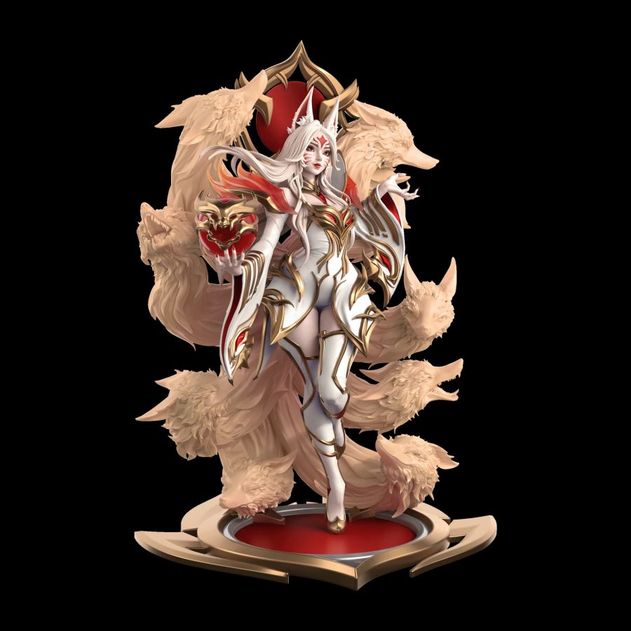 League of Legends Hall of Legends 2024 Immortalized Legend Ahri 1/6