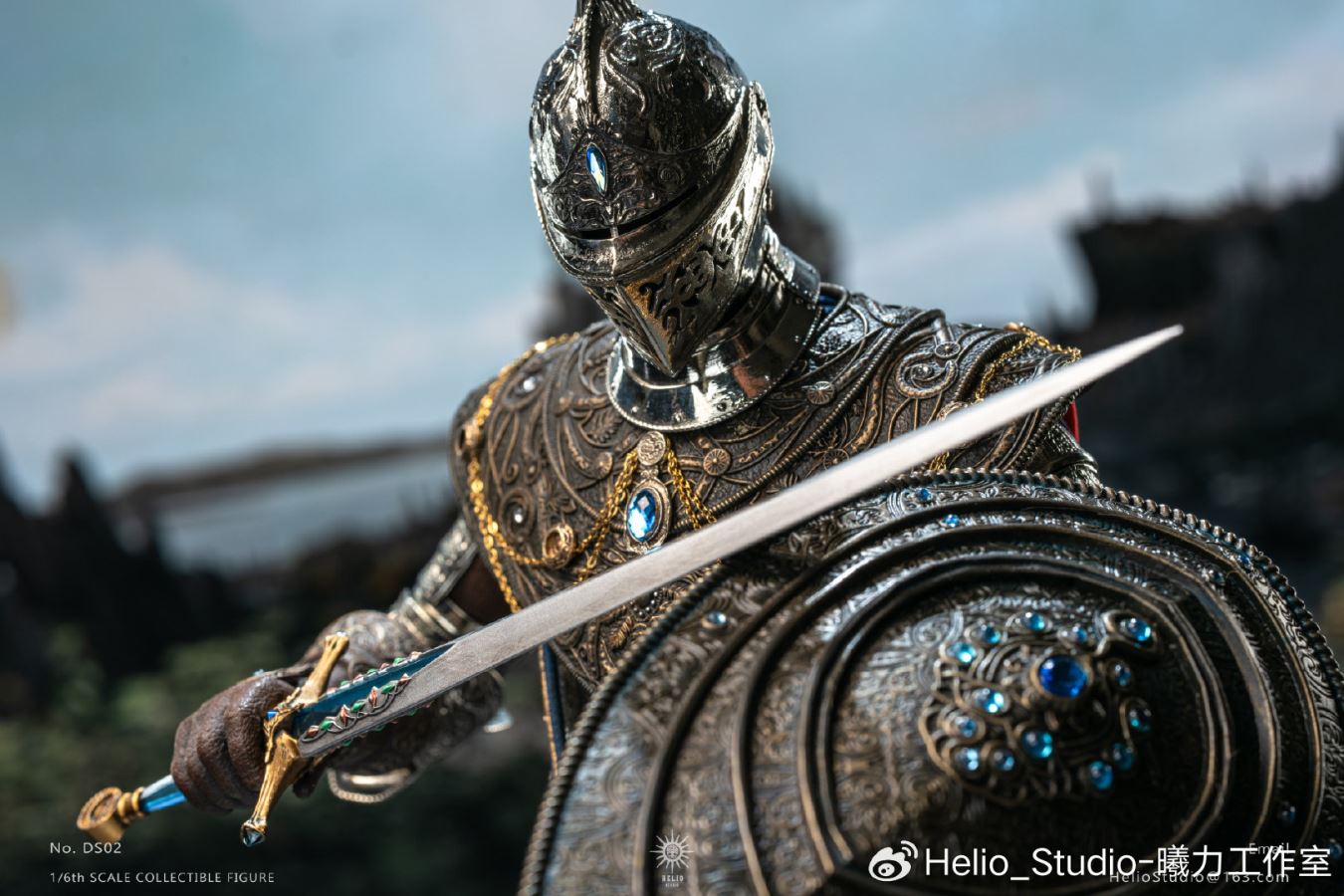 Enchanted Knight #DS02 White Copper - Original 1/6