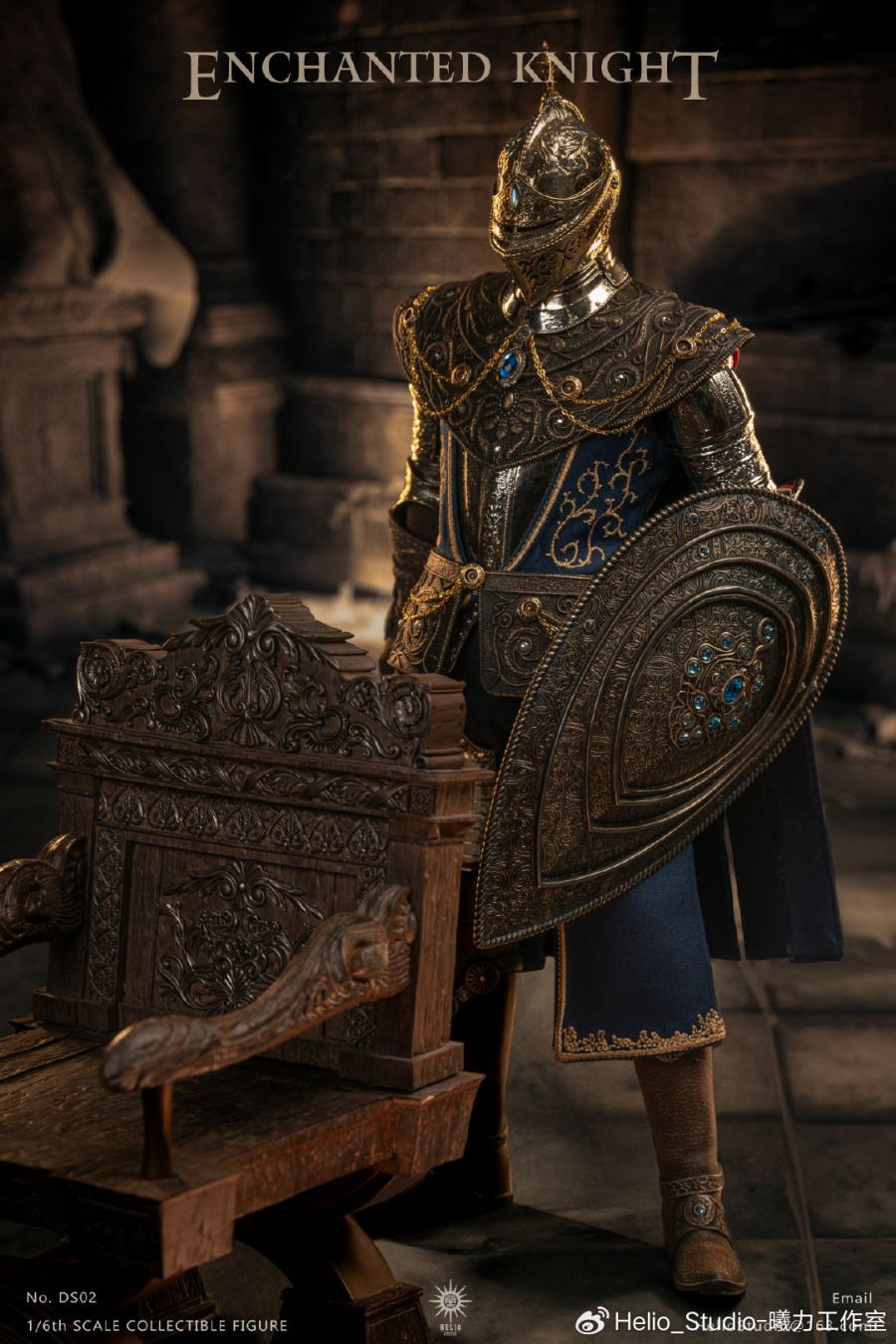 Enchanted Knight #DS02 White Copper - Original 1/6