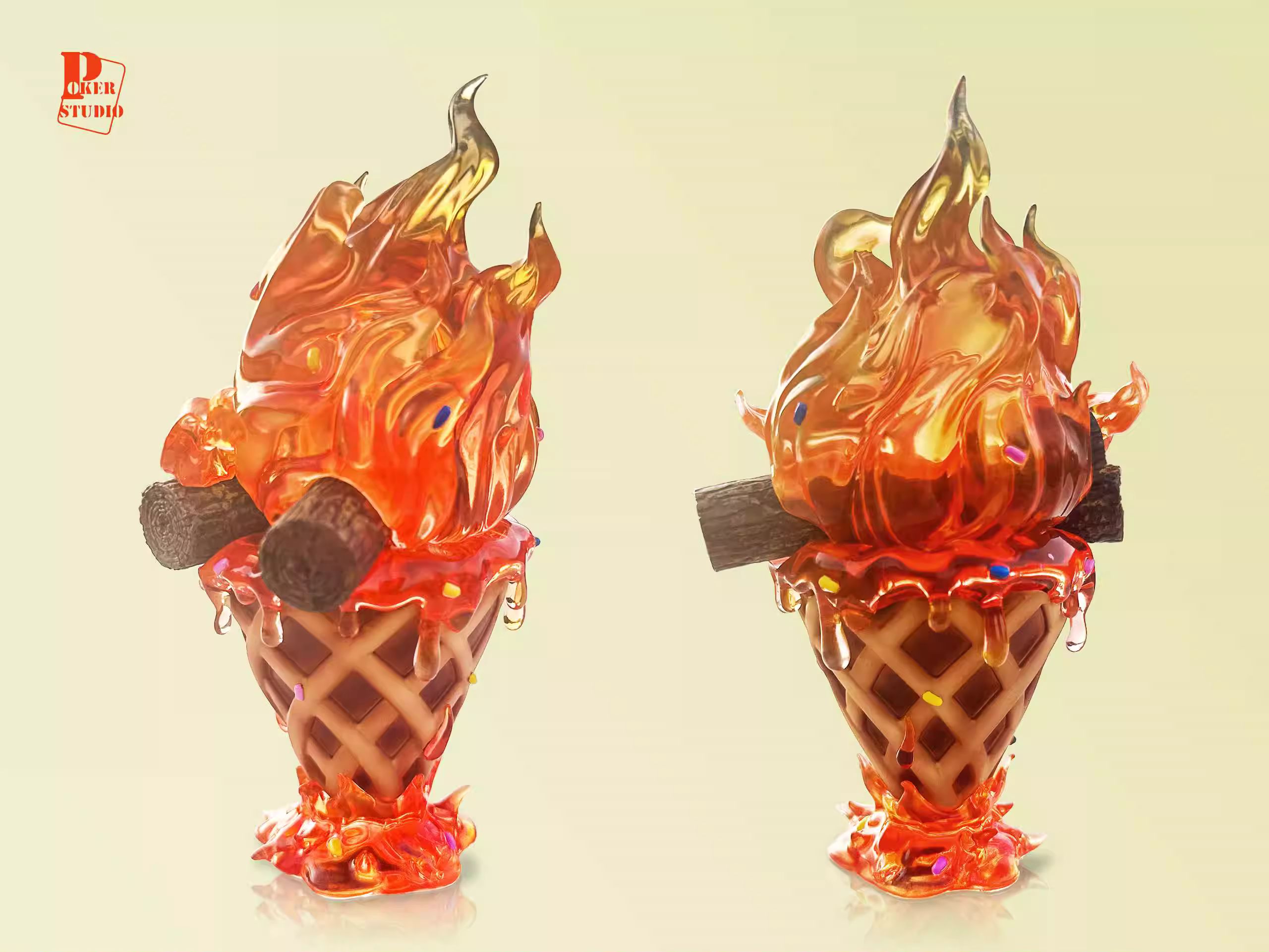 Ice Cream Calcifer - Howl's Moving Castle