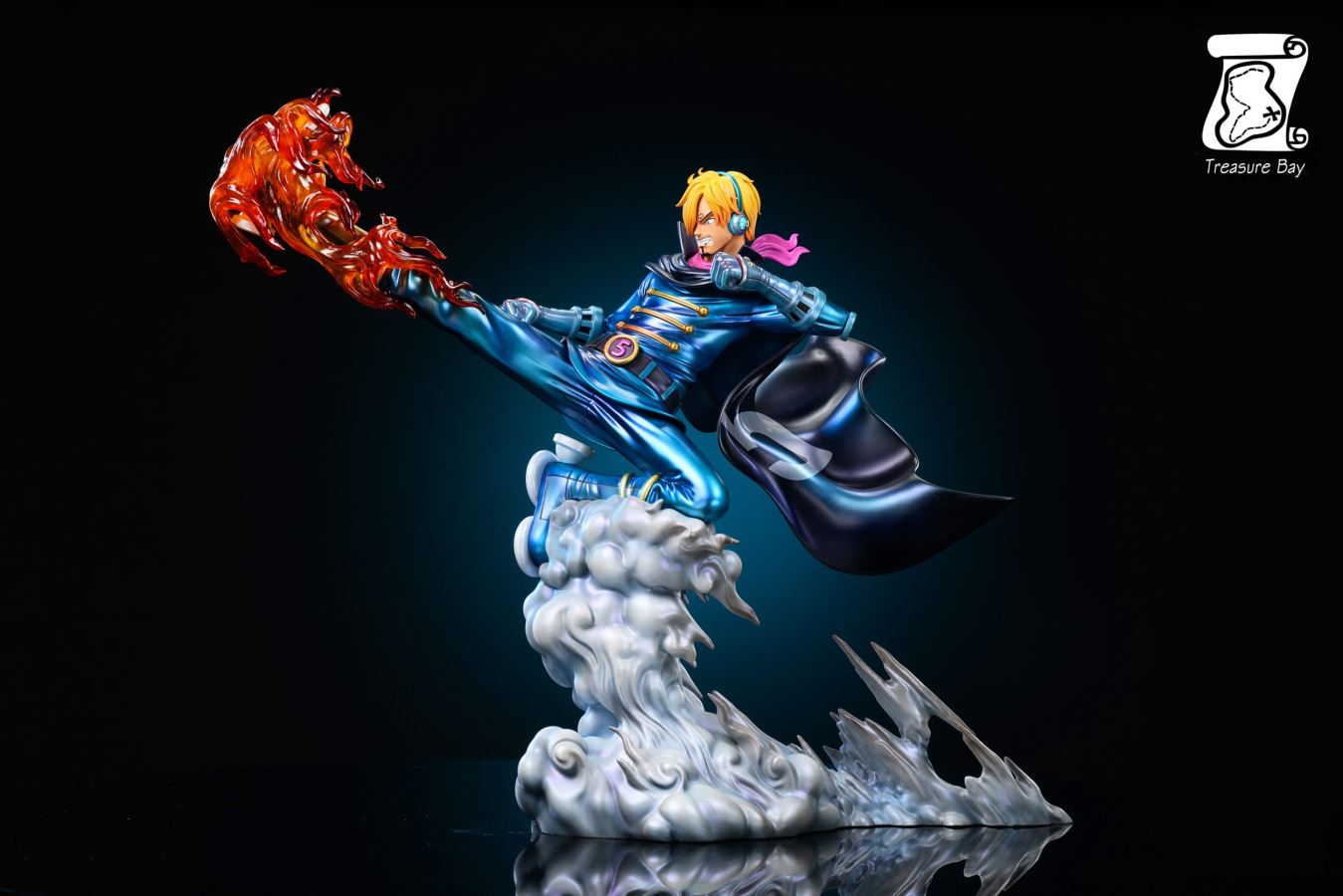 Straw Hat Pirates Germa 66 Sanji & Invisible Black Sanji - One Piece