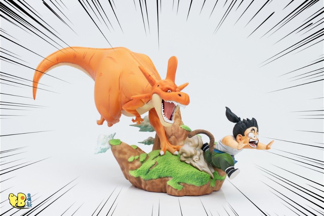 Dinosaur Chases Gohan - Dragon Ball