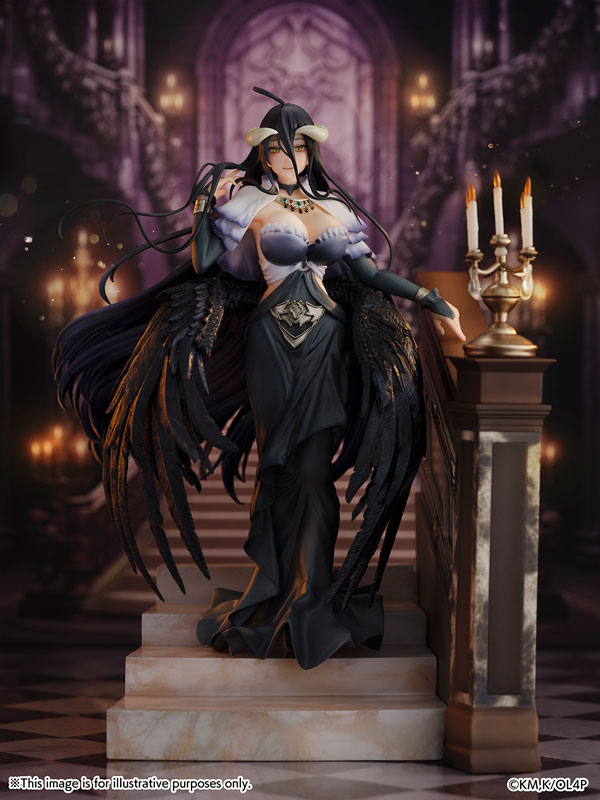 SHIBUYA SCRAMBLE Overlord Albedo - Jet Black Dress Ver. 1/7