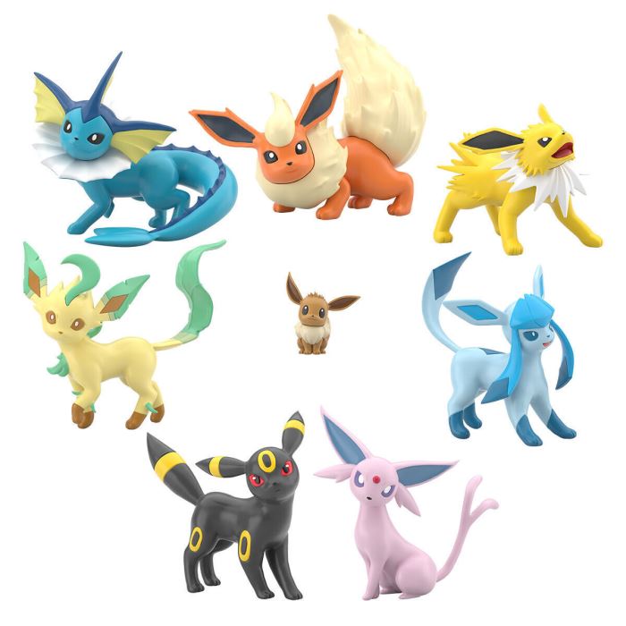Pokemon Scale World Paludaea Area Eevee Evolution Set
