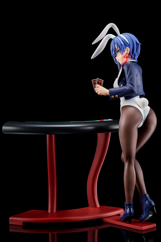 The Demon Sword Master of Excalibur Academy Sakuya Sieglinde wearing lapis lazuli blue bunny costume with Nip Slip Gimmick System 1/6