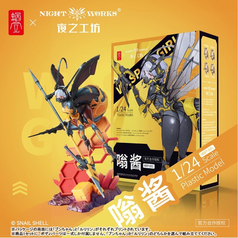 Bun-chan / Ruririn 1/24 Unpainted Miniature Plastic Kit