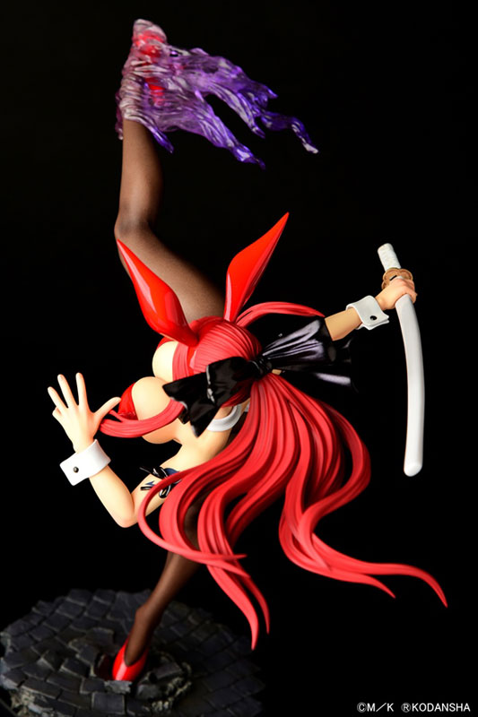 FAIRY TAIL Erza Scarlet High Kick ver. Bunny [Crimson / Black / White] 1/6